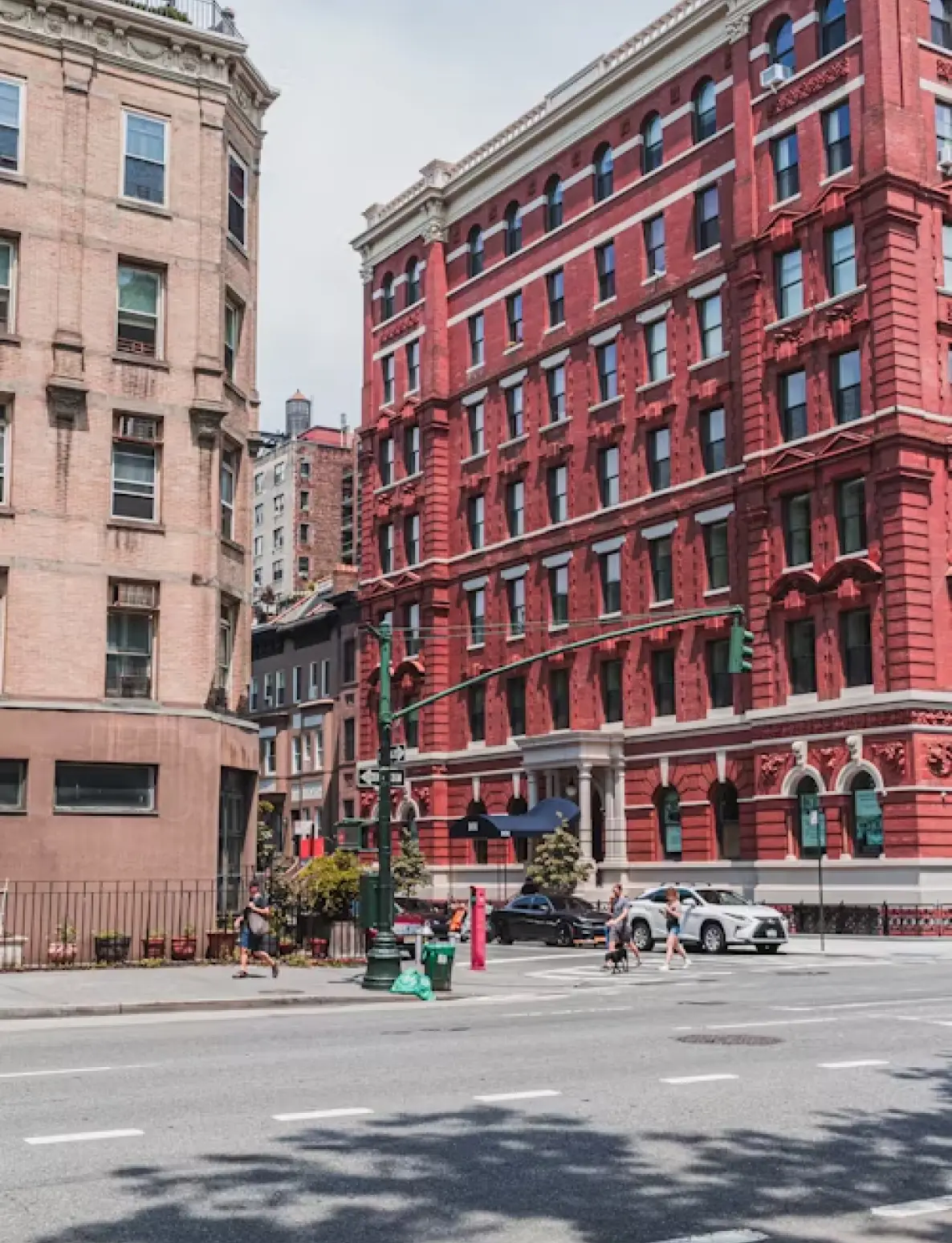 Photo of people walking in New York City